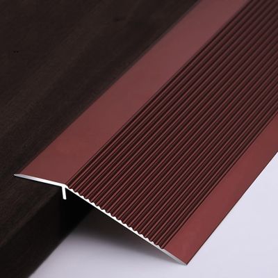 SAGIDAR Metal Threshold Ramps for Doorways, Aluminum Floor Transition Threshold Strip, Transition Board Self Adhesive, Width 10cm, Carpet Edge Strip Multicolor
