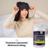 Fogoro Melatonin 60mg-Fall Asleep Faster, Stay Asleep Longer,High Dose view 4