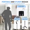LIXIANG Quad Canes for Women, Adjustable Walking Sticks for Right or Left Handed Men & Women and Seniors,Walking Cane with Ergonomic Handle Ever and Graceful 4-Pronged Base for Extra Stability view 4
