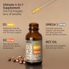 NUSAVA (2 Pack) Organic Vitamin D3 K2 Drops with MCT Oil Omega 3, 5000 IU, Maximum Strength Vitamin D Liquid, No Fillers, Non-GMO Liquid D3 for Faster Absorption and Immune Support (Mocha, 2 Fl Oz) view 4