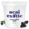 Non Dairy Ice Cream - Creamy Acai Sorbet with Acai Berry & Raw Demerara Sugar - Great for Fruit Bowls, Frozen Smoothies & Guilt Free Snacking - Scoopable Superfruits Acai Fruit Sorbet by Acai Exotic view 1