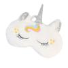 Cute Animal Sleeping Mask Soft Plush Blindfold Cute Rabbit Panda Koala Eye Cover Eyeshade for Kids Teens Girls Women (White Horse) view 1