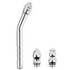 3PCS Mental Shower Enema Douche Nozzles Anal Enema Colon Cleanse Shower Hose Attachment Cleaner for Women Men Gay view 3