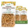 Food to Live Organic Chickpea Fusilli Pasta, 8.8 OZ (Pack of 6)  Non-GMO, Single Ingredient. No Additives. No Major Allergens. Good Source of Plant Based Protein and Fiber. Made in Italy view 1