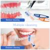 Denture Brush, 2 Pcs False Teeth Toothbrush with White Carrying Case, Multi-Tiered Bristles with Comfort Grip Handle for Effective Denture Cleaning view 4