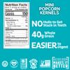 Heirloom Mini Popcorn Kernels by Pip's Heirloom Snacks, Non-GMO, Vegan, Gluten Free Snacks, Healthy Unpopped Popcorn - 44 oz Jar view 2