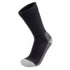 4 Pairs of Diabetic Extra Thick Warm Cotton Socks, Triple Cushioned Crew Slipper Socks (Black with Gray Sole, Size 10-13) view 3
