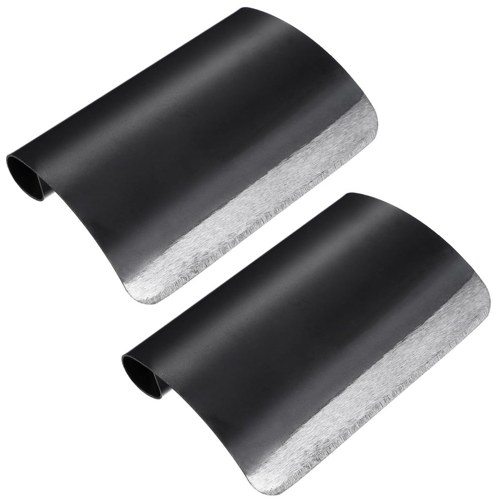 OHPHCALL 2Pcs Pork Hair Remover Chef Pig Hair Scraper Pig Razor Clip Sheep Removal Tool lint Brush Fuzz Shaver Meat Remover Manganese Steel Household Blade