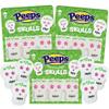 Sweetzo Sugar Skull Halloween Peeps Marshmallows, Festive Day of the Dead Candies - 6 Count (Pack of 3) view 1