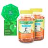 Zero Sugar Vitamin C Gummies Dietary Supplement, 250 mg, 120 Ct (2 Pack) Bundle with Exclusive Vitamins & Minerals - A to Z -Better Ligth&Spring Guide view 1