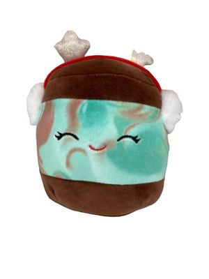 Squishmallows Official KellyToy Christmas 2023 - Choose 5-inch or 8-inch (Revna Mint Ice Cream Sandwich, 5 Inch)