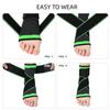 3D Weaving Elastic Adjustable Pressure Nylon Strap Ankle Brace Sleeve for Men&Wmen,Taekwondo,Football, Basketball,Running and Other Fitness Heel Protector (X-Large, 2pcs-Green) view 4