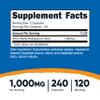 Nutricost AKG Alpha Ketoglutaric Acid Supplement 1,000 mg, 240 Capsules, 120 Servings Per Bottle - Powerful Precursor to Glutamine & Arginine, Energy Support Supplement view 2