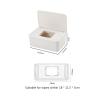Tissue Box Cover 1pc Household Plastic Dustproof Cover Tissue Box Desktop Home Office Decoration Wet Tissue Box Tissue Box Holder (Color : Pink) view 2