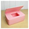 Tissue Box Cover 1pc Household Plastic Dustproof Cover Tissue Box Desktop Home Office Decoration Wet Tissue Box Tissue Box Holder (Color : Pink) view 4