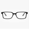 PARWANA Blue Light Blocking Reading Glasses Anti Eyestrain Eyewear Square Computer Readers TR Frame Retro Flat Light Mirror (Color : Black, Size : +300) view 2