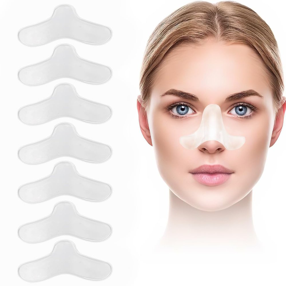 8 Pack Nasal Pads for CPAP Mask, CPAP Gel Nose Pads, Nose Protector for Mask, Nasal Gel Pads for CPAP Mask, Custom Design, Can Be Trimmed to Size Fit for Most Masks