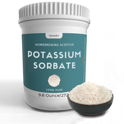 9.6 oz Potassium Sorbate, 100% Pure, Food Grade, Premium Potassium Sorbate for Wine Making, Home Brewing, Cakes, Soft Candy, Cookies and More