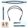 Brevida Nasal Pillow Mask Replacement Headgear Straps Non-Stretchy Design 2 Pack Headgear Strap Fit for Fisher & Paykel Brevida Nasal Pillow Mask Headgear - Gray view 3