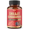 agobi 210 Capsules - 600mg Shilajit Supplement with 400mg Organic Ashwagandha Root - Shilajit Pure Himalayan Organic for Energy Production, Immune System Brain Health, Focus & Concentration view 1