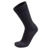 4 Pairs of Diabetic Extra Thick Warm Cotton Socks, Triple Cushioned Crew Slipper Socks (2 Pairs Black and 2 Pairs Black with Gray Sole, Size 10-13) view 3