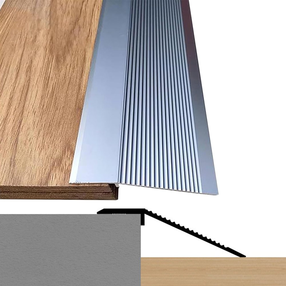 SAGIDAR Metal Threshold Ramps for Doorways Wheelchair Ramp, Aluminum Transition Board, Floor Strip for Doorways Height Difference, Aesthetically Pleasing and Practical