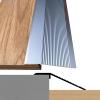 SAGIDAR Metal Threshold Ramps for Doorways Wheelchair Ramp, Aluminum Transition Board, Floor Strip for Doorways Height Difference, Aesthetically Pleasing and Practical view 1