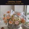 CATCYLUIS 31.5in Clear Cellophane Wrap Roll, 3mil Clear Wrapping Paper to Wrap Gift Baskets, Cellophane Roll for Gift Baskets, Flower, Arts view 3
