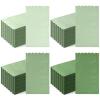 Cholemy 200 Pcs Scalloped Guest Napkin Pastel Colors Cocktail Disposable Hand Towels for Bathroom Guests Towel 2 Ply Paper Napkin for Baby Shower Bathroom Wedding Birthday Bridal (Sage Green) view 1