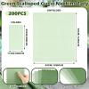 Cholemy 200 Pcs Scalloped Guest Napkin Pastel Colors Cocktail Disposable Hand Towels for Bathroom Guests Towel 2 Ply Paper Napkin for Baby Shower Bathroom Wedding Birthday Bridal (Sage Green) view 3