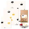 Beeswax Wraps Crown Wrapping Paper 3 PCS Set Reusable Eco-Friendly Beeswax Food Wrap for Camping, Outings, Outdoor Adventures view 1