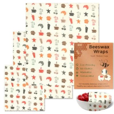 Afternoon Tea Beeswax Wrapping Paper 3 PCS Set Checkered Dry Waxed Deli Paper Swich Paper Liners for Plastic Food Basket Cooking Wax Paper
