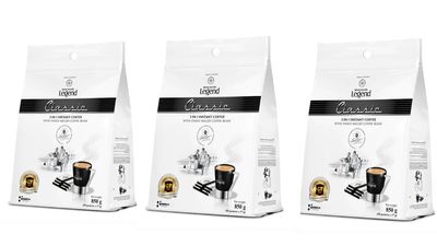 3 Packs - Instant Milk Coffee Classic 3 in 1 Coffee - Ca Phe Sua Hoa Tan - 50 Bags per Packet with 3 Packets per Order - Product of Vietnam