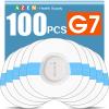 AZEN 100pcs Premium Waterproof Adhesive Patches - Hypoallergenic, Breathable & Transparent G7 Overpatch view 1