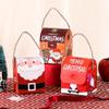 12pcs Christmas Gift Boxes Christmas Candy Boxes Santa Cookie Boxes Treat Boxes with Handles for Xmas Party Favors Supplies view 4