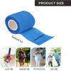 24 Pack Self Adhesive Bandage Wrap 2 Inch x 5 Yards Non-Woven Bandage,Vet Wrap Breathable Elastic Self-Adherent Tape for Stretch Athletic, Sports, Wrist, Ankle (Black) view 2