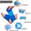 24 Pack Self Adhesive Bandage Wrap 2 Inch x 5 Yards Non-Woven Bandage,Vet Wrap Breathable Elastic Self-Adherent Tape for Stretch Athletic, Sports, Wrist, Ankle (Black) view 3