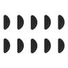 5 Pairs Black Adhesive Eyeglass Nose Pads, Silicone Spectacle Nose Pads, Anti-Slip Nose Pads Grips for Glasses, Eyeglasses, Sunglasses (5) view 1