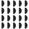 10 Pairs Black Adhesive Eyeglass Nose Pads, Silicone Spectacle Nose Pads, Anti-Slip Nose Pads Grips for Glasses, Eyeglasses, Sunglasses (10) view 1