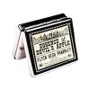 7 Days Chromed Shiny Silver Pill Organizer with Mirror Inside Has 8 Separate Compartments Rectangle 7 Days Pill Box Pill Case (Essence of Devil's Apple) view 3