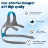 F20 Full Face replacement Headgear for ResMed AirFit/AirTouch Head Strap, Headgear Replacement Straps for ResMed Airfit F20 Full Face Mask - Large, Blue (2 Pack) view 3