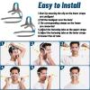 F20 Full Face replacement Headgear for ResMed AirFit/AirTouch Head Strap, Headgear Replacement Straps for ResMed Airfit F20 Full Face Mask - Large, Blue (2 Pack) view 4