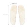 1 Pair Boots for Women Winter Boots Insole Supple Shoe Cushions Replacement Shoe Soles Sneakers Insoles White Women's Wool Full Pad view 2