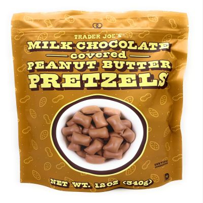 Milk Chocolate Covered Peanut Butter Pretzels by Trader Joes 12 oz (340 g) - Pack of 1