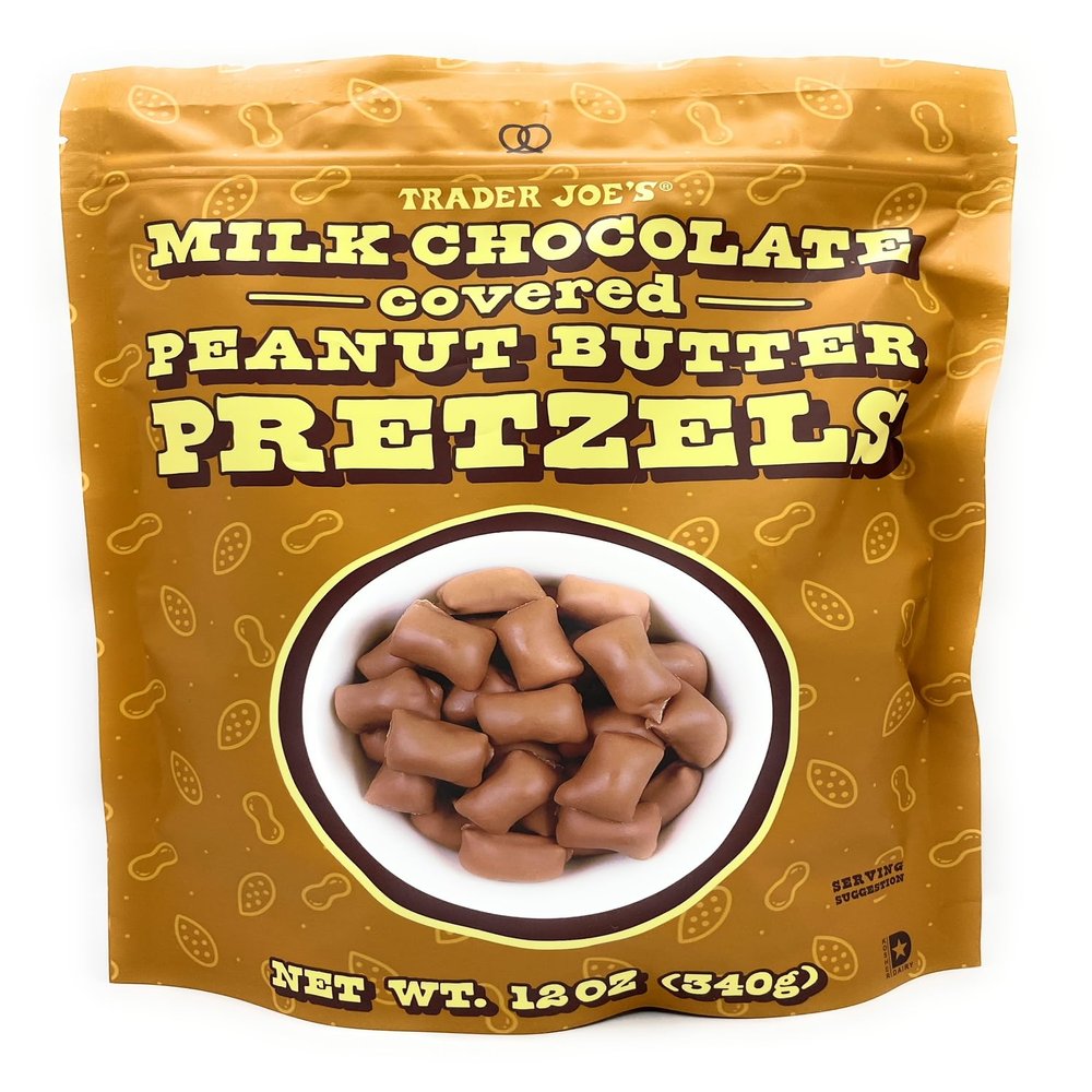 Milk Chocolate Covered Peanut Butter Pretzels by Trader Joes 12 oz (340 g) - Pack of 1