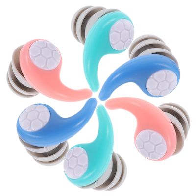 Parliky Silicone Ear Plugs Noise Canceling for Swimming Sleep Shooting Concerts Fit for Adults Teens