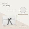 Boxes Craftory Single Luxury Gift Bag (11.02" x 7.87" x 3.93") - Ideal for Valentine's Day, Anniversary and Wedding - Gray view 2