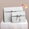 Boxes Craftory Single Luxury Gift Bag (11.02" x 7.87" x 3.93") - Ideal for Valentine's Day, Anniversary and Wedding - Gray view 4