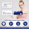 AOBOCO Elbow Heating Pad Wrap for Joint Pain Relief - Heated Elbow Brace for Tendinitis and Tennis Elbow - 30s Fast Heat Therapy Arm Elbow Sleeve Adjustable Temperature view 3