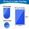1.6 Gallon 120 pcs (Fit 1.3-1.6 Gal)Small Clear Trash Bags, Strong 1.3 Gallon1.5 Gallon 1.6 gallons Garbage Bags, Bathroom Trash Can Bin Liners, Mini Bags for Office, Waste Basket Liner,Fit 5-6 Liters view 2